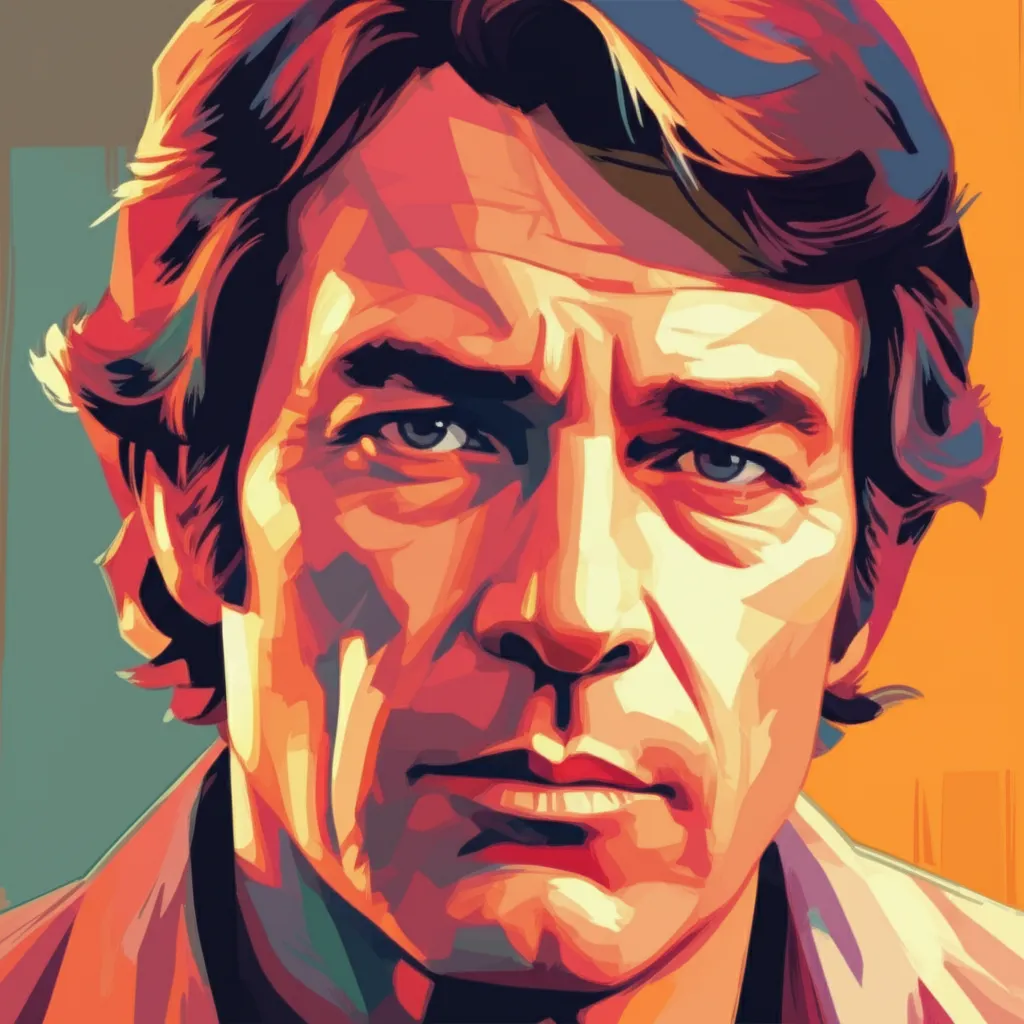 Artistic portrait of Jorge Rivero