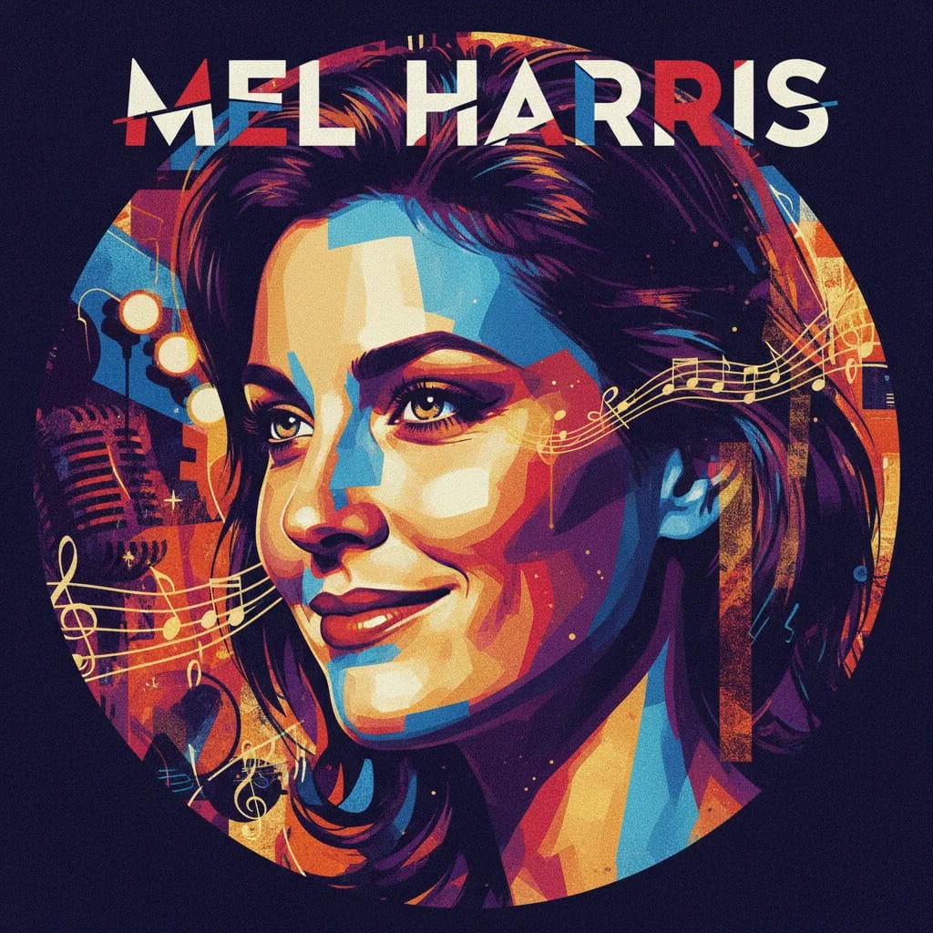 Artistic portrait of Mel Harris