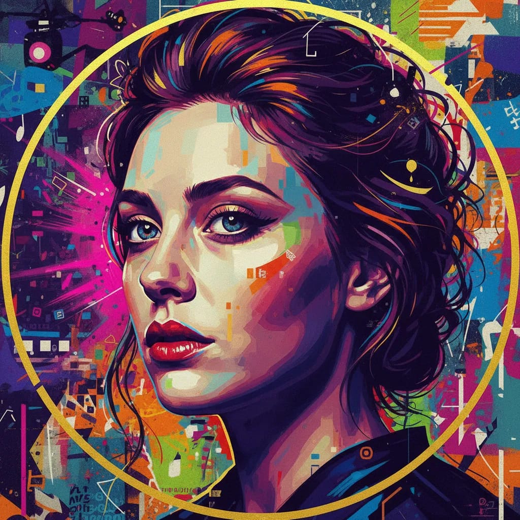 Artistic portrait of Rosie Day