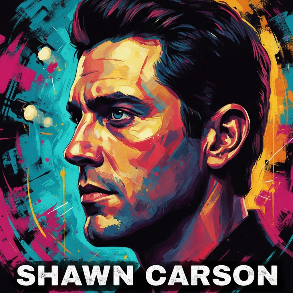 Artistic portrait of Shawn Carson