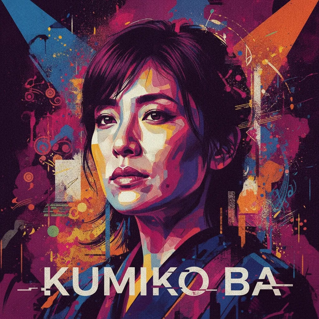 Artistic portrait of Kumiko Ôba