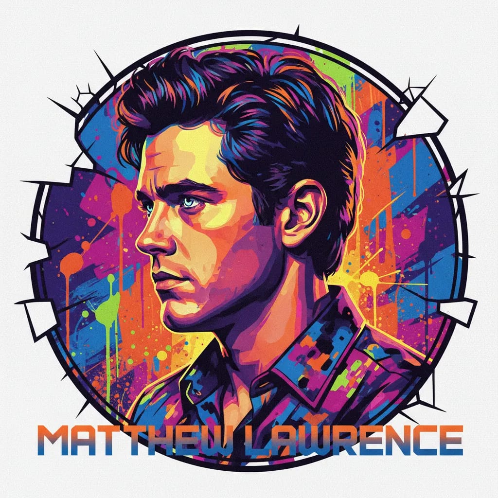 Artistic portrait of Matthew Lawrence
