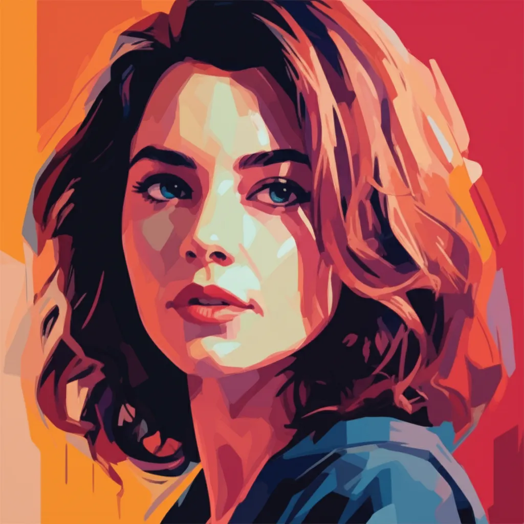 Artistic portrait of Maria Fernanda Cândido