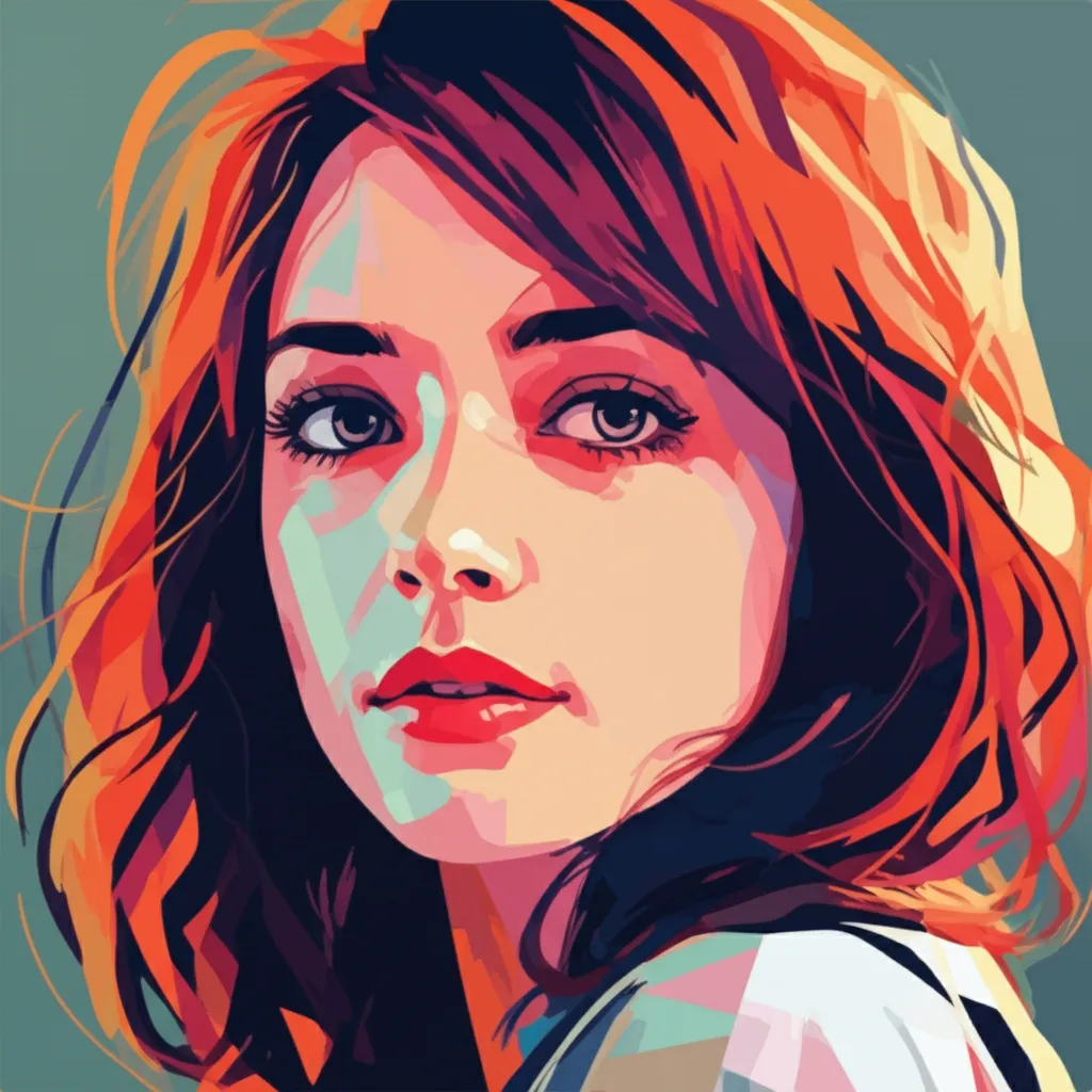 Artistic portrait of Maddie Lenton