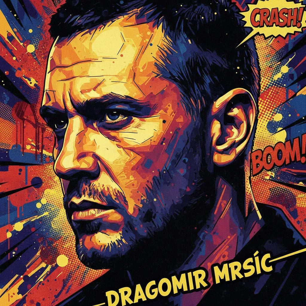 Artistic portrait of Dragomir Mrsic
