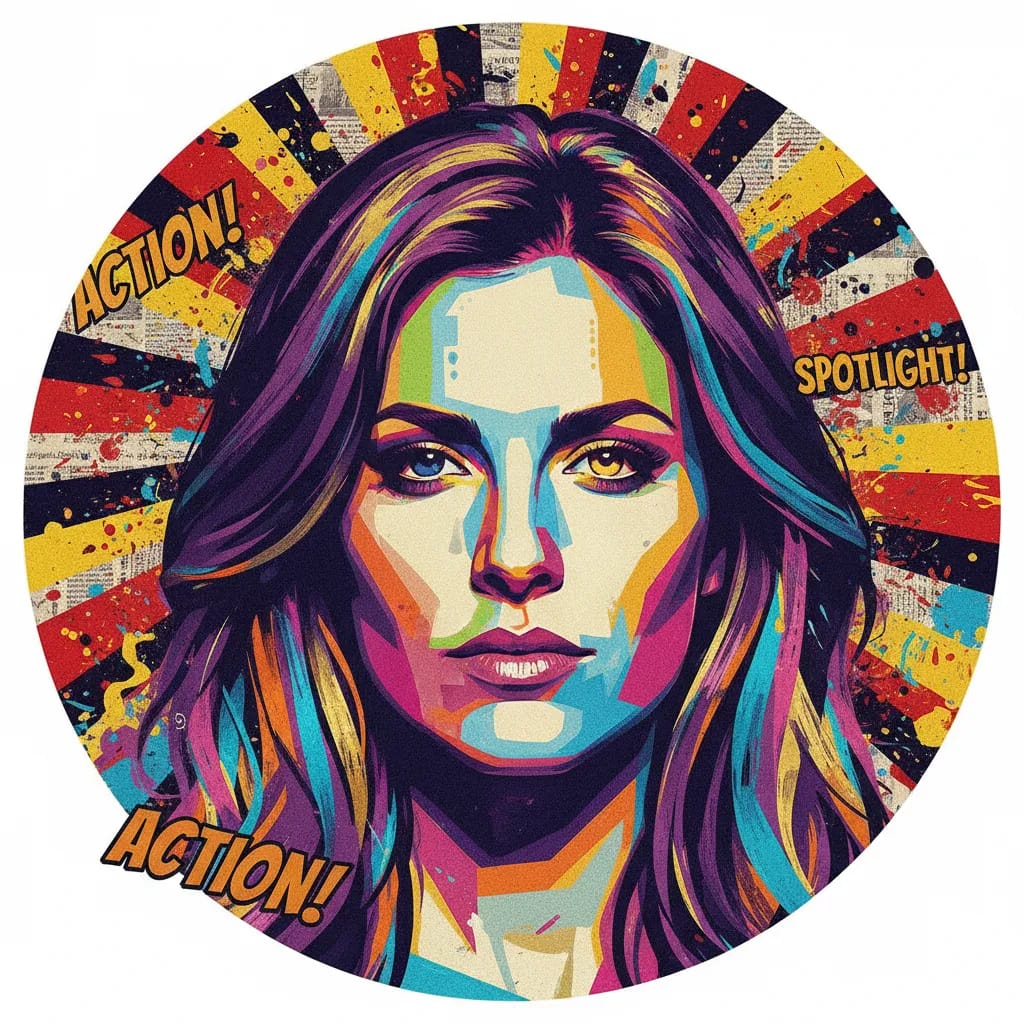 Artistic portrait of Bianca Kajlich