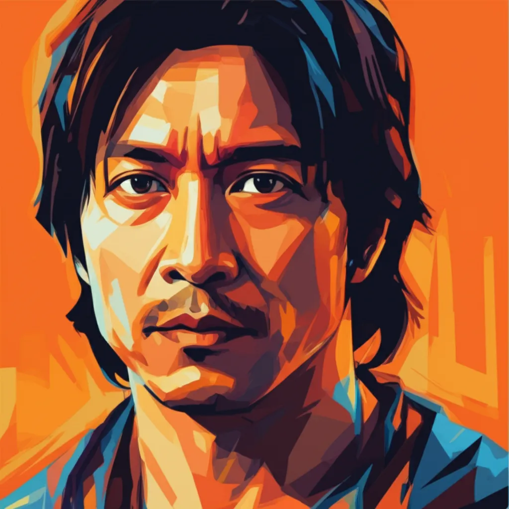 Artistic portrait of Tony Jaa