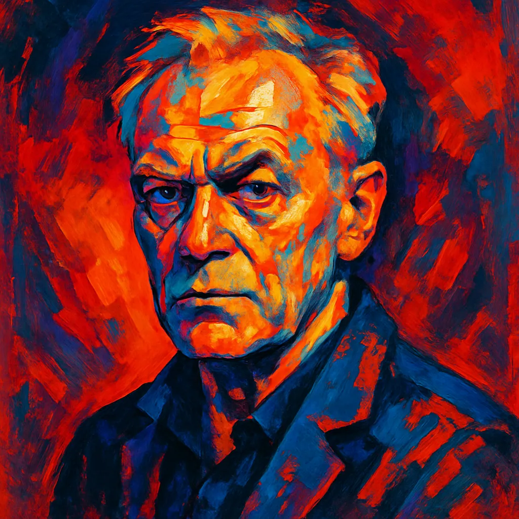 Artistic portrait of Manfred Zapatka