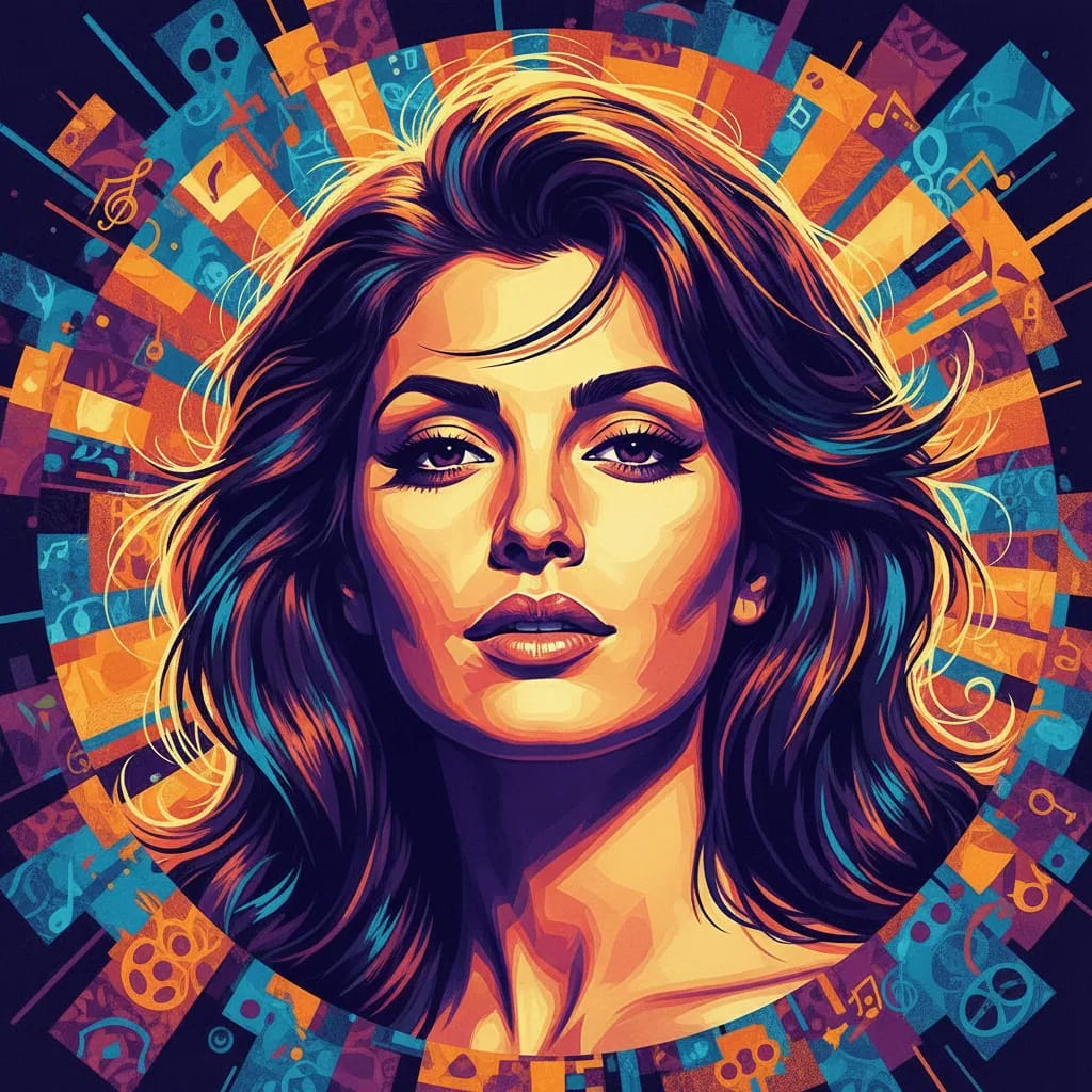 Portrait of Parveen Babi