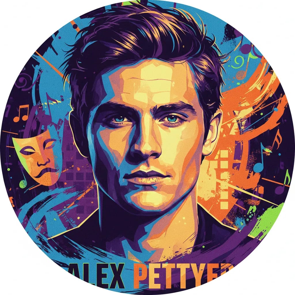 Artistic portrait of Alex Pettyfer