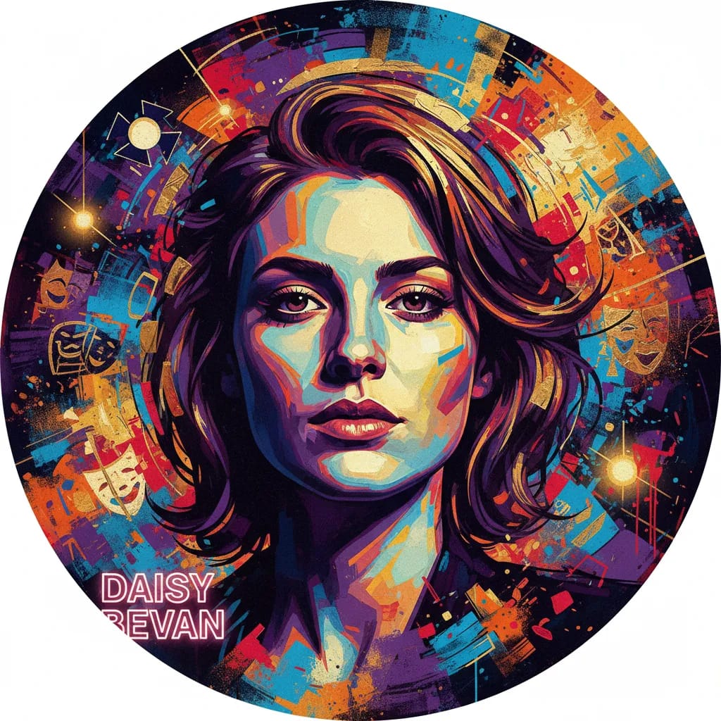 Artistic portrait of Daisy Bevan