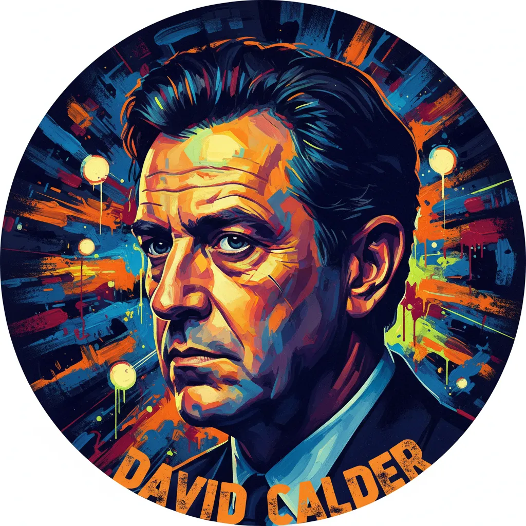 Artistic portrait of David Calder
