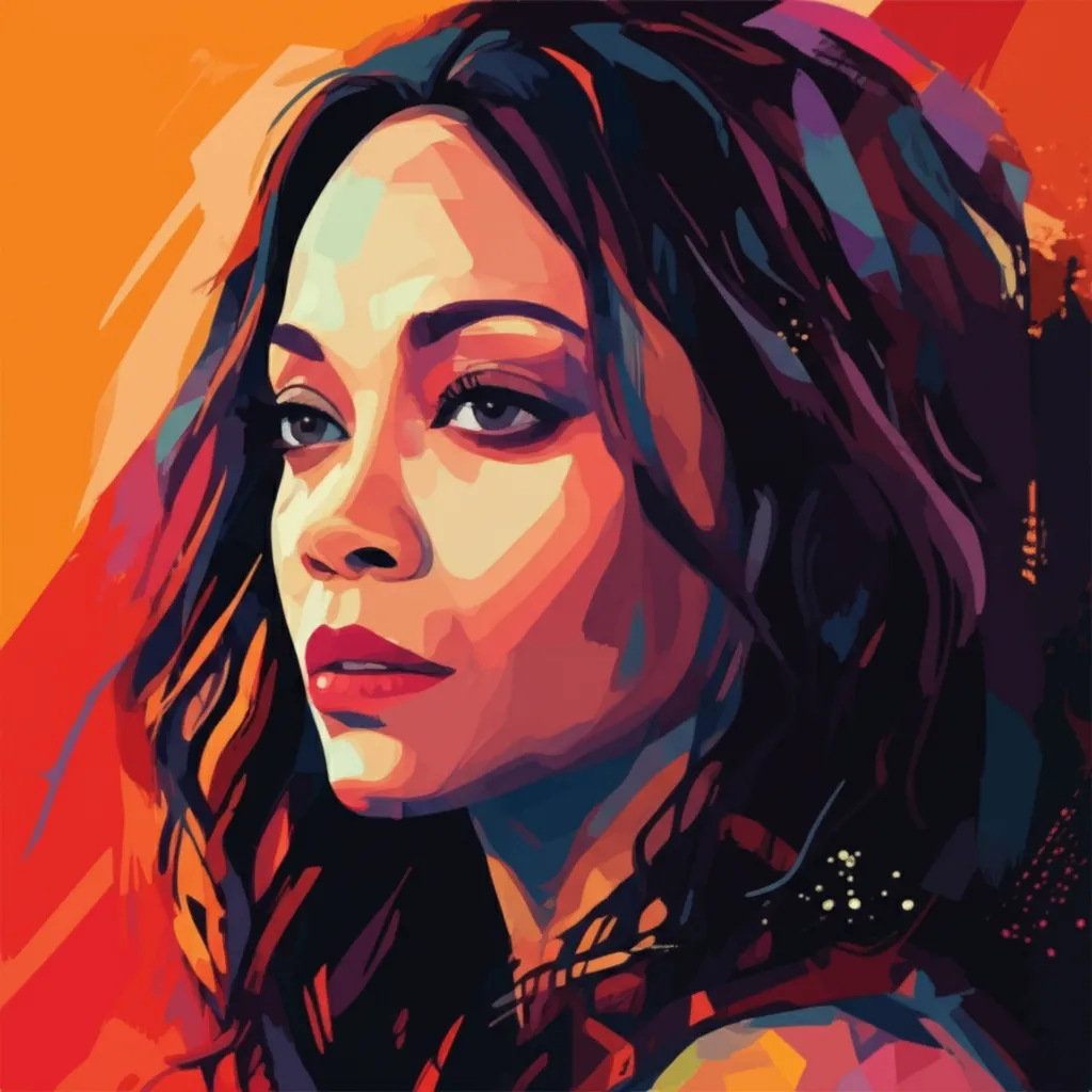 Portrait of Zoe Saldana