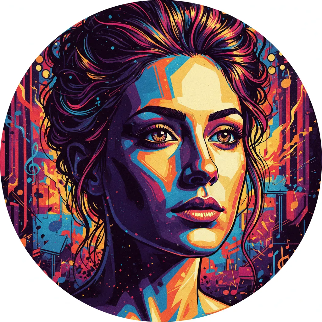 Artistic portrait of Bruna Cusí