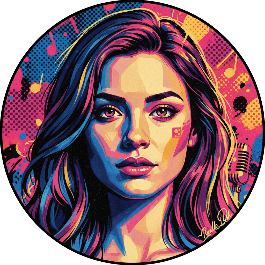 Artistic portrait of Chloe Bennet