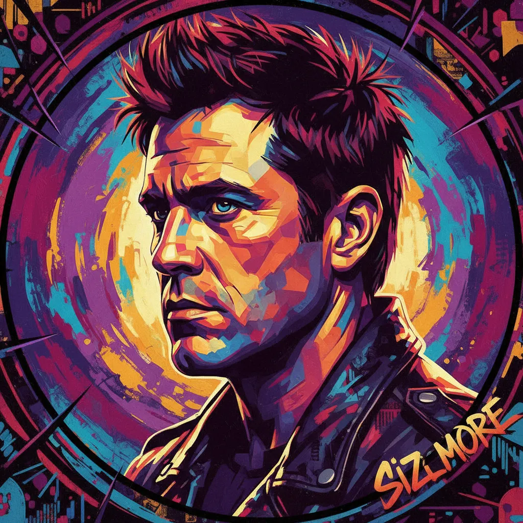 Artistic portrait of Tom Sizemore
