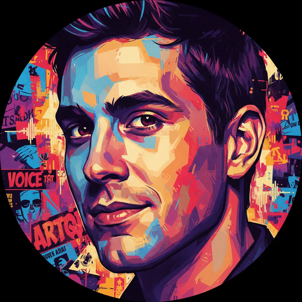 Artistic portrait of Scott Menville