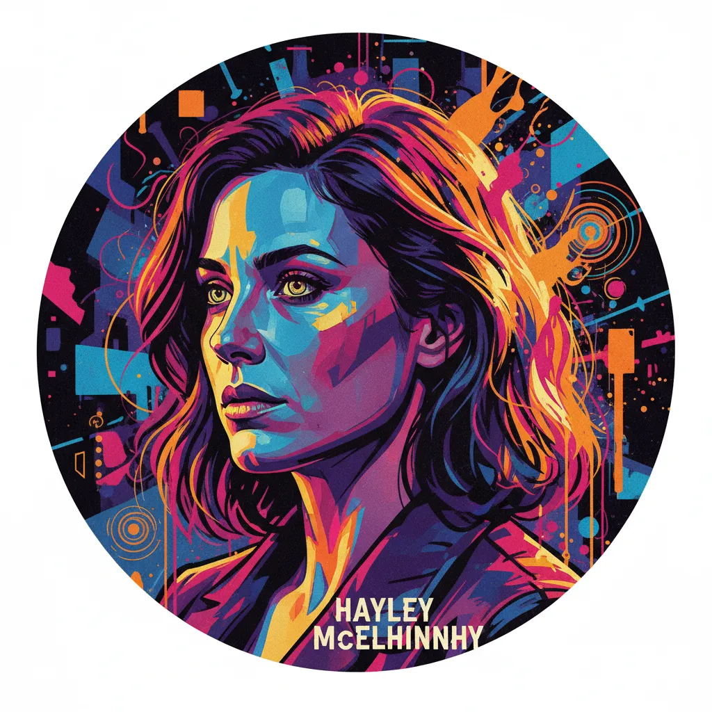 Artistic portrait of Hayley McElhinney