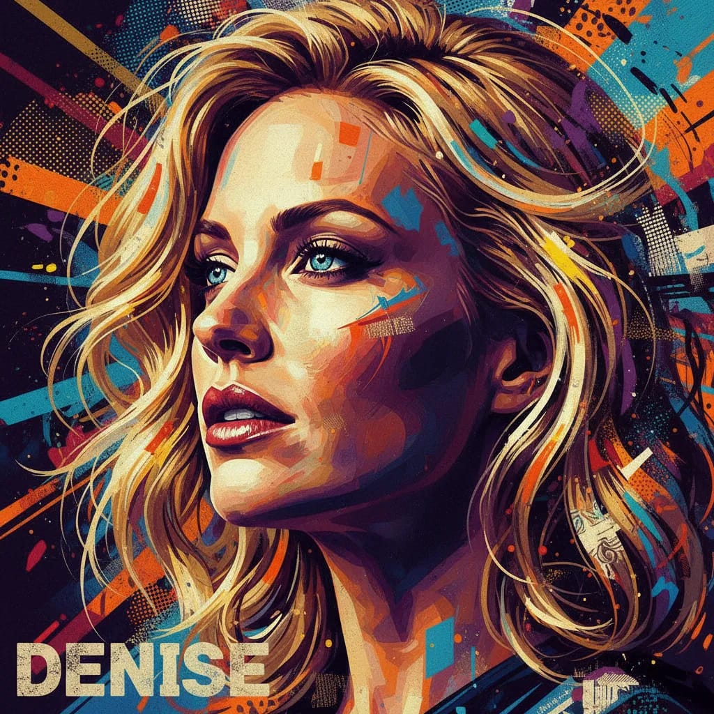 Artistic portrait of Denise Richards