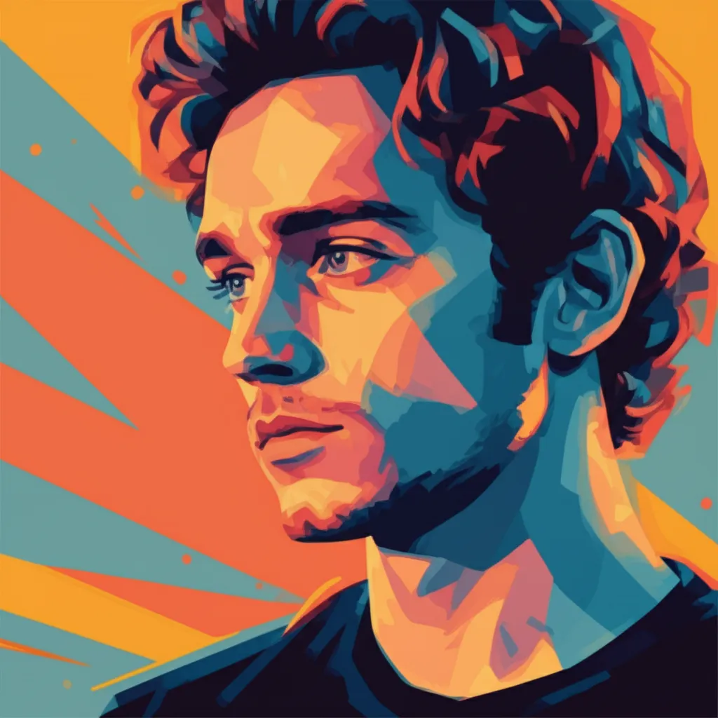 Artistic portrait of Thibault Verhaeghe