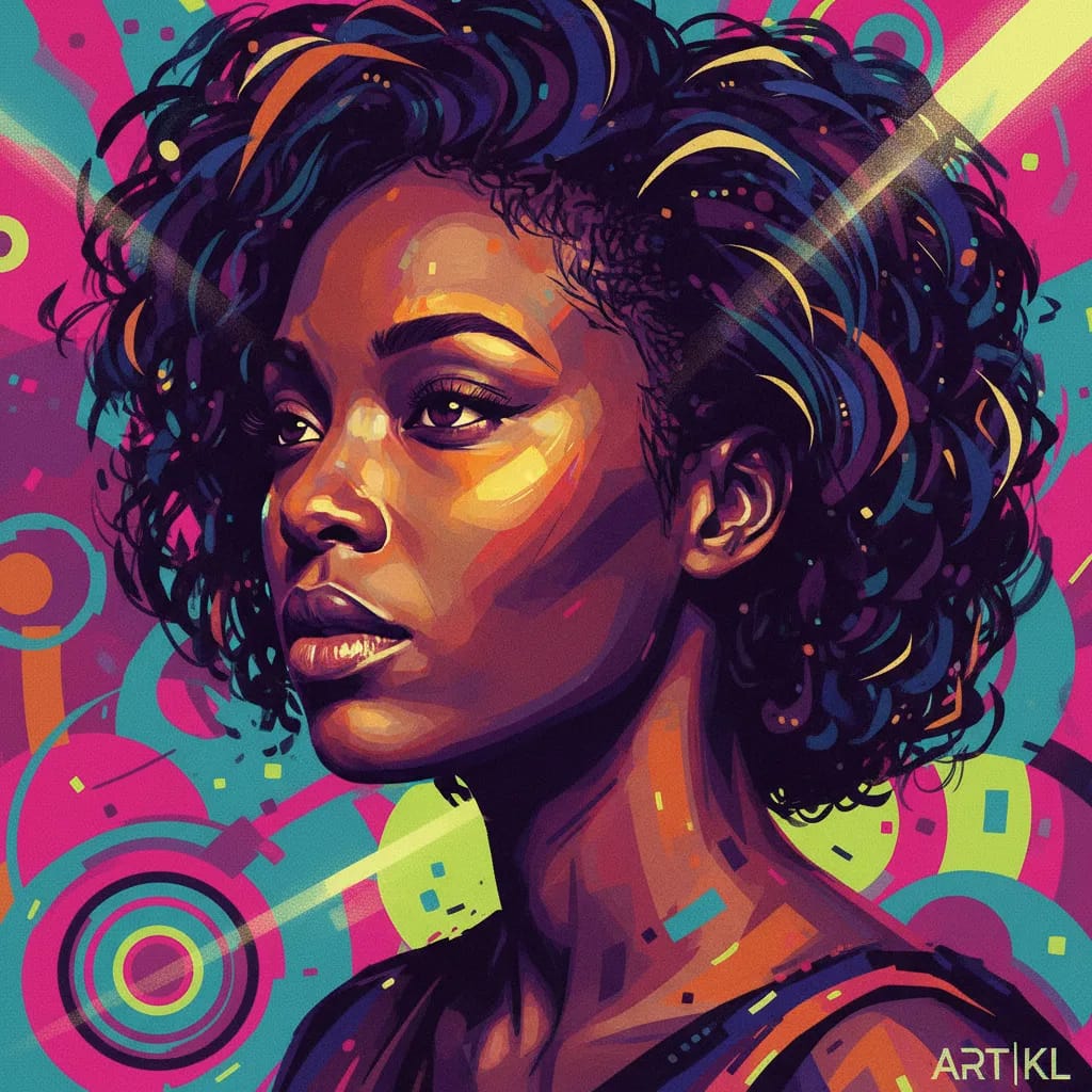 Artistic portrait of KiKi Layne