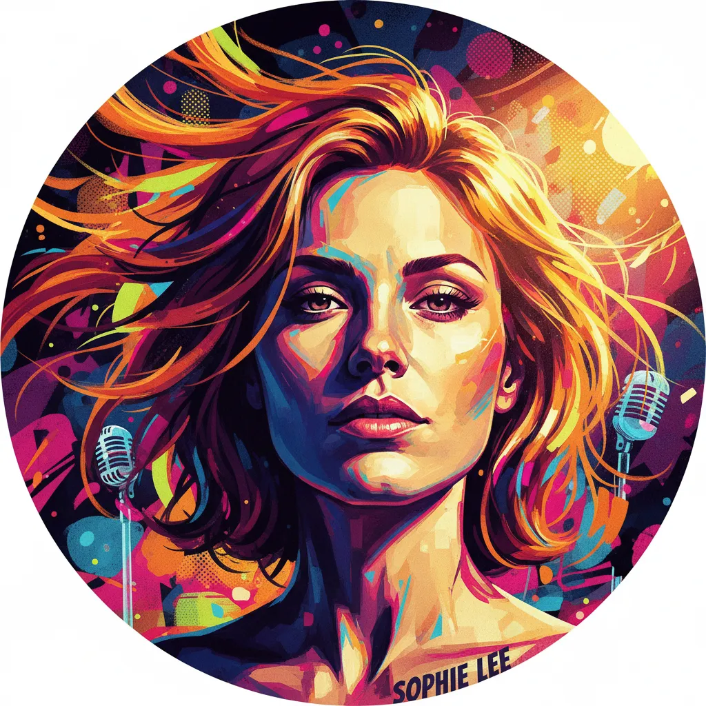 Artistic portrait of Sophie Lee