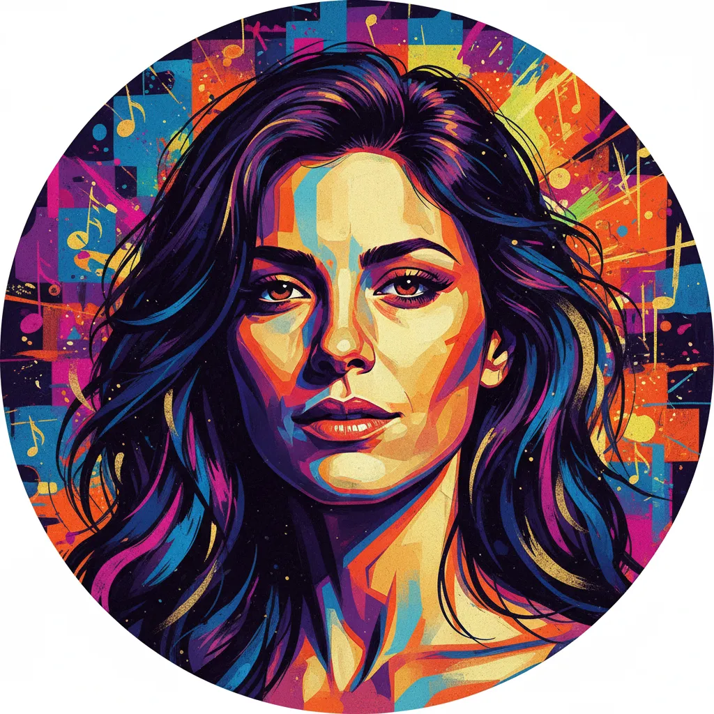 Artistic portrait of Dolores Fonzi