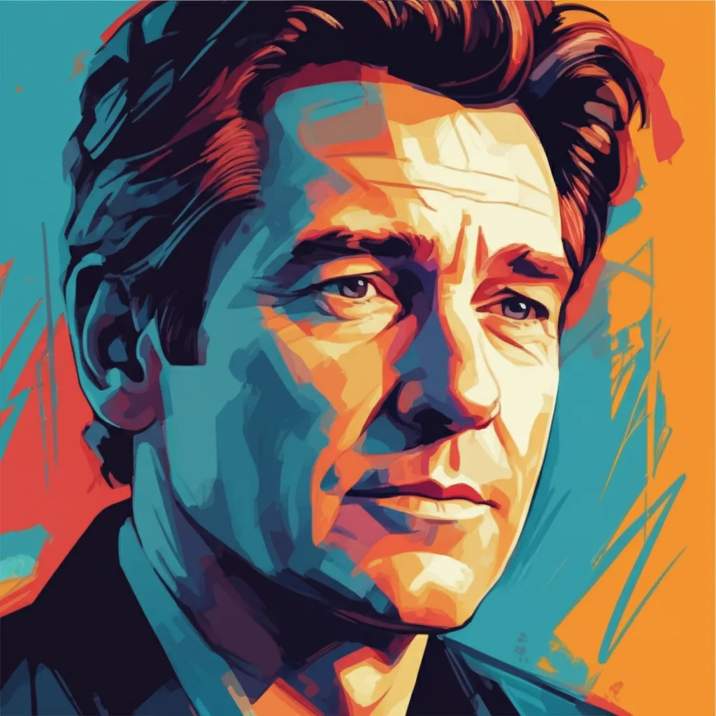 Artistic portrait of Greg Kinnear