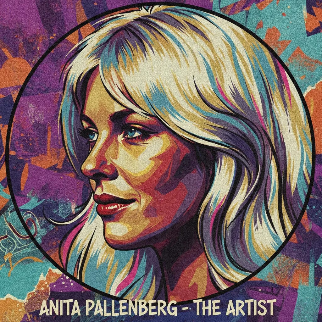Artistic portrait of Anita Pallenberg