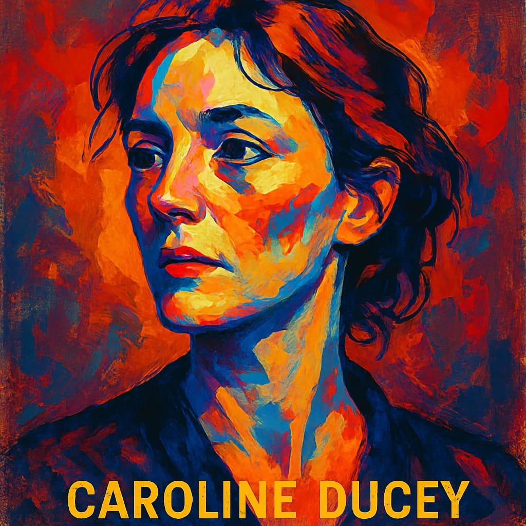 Artistic portrait of Caroline Ducey