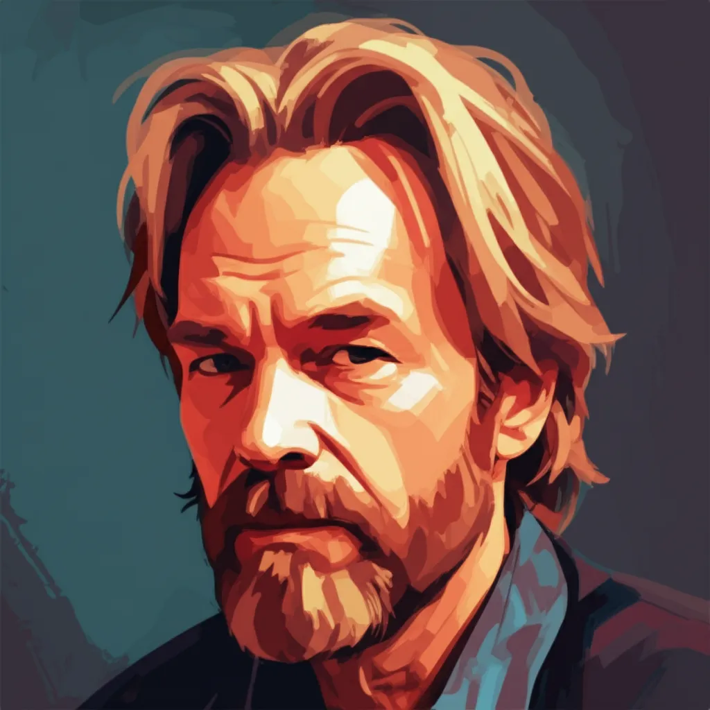 Artistic portrait of Billy Bob Thornton