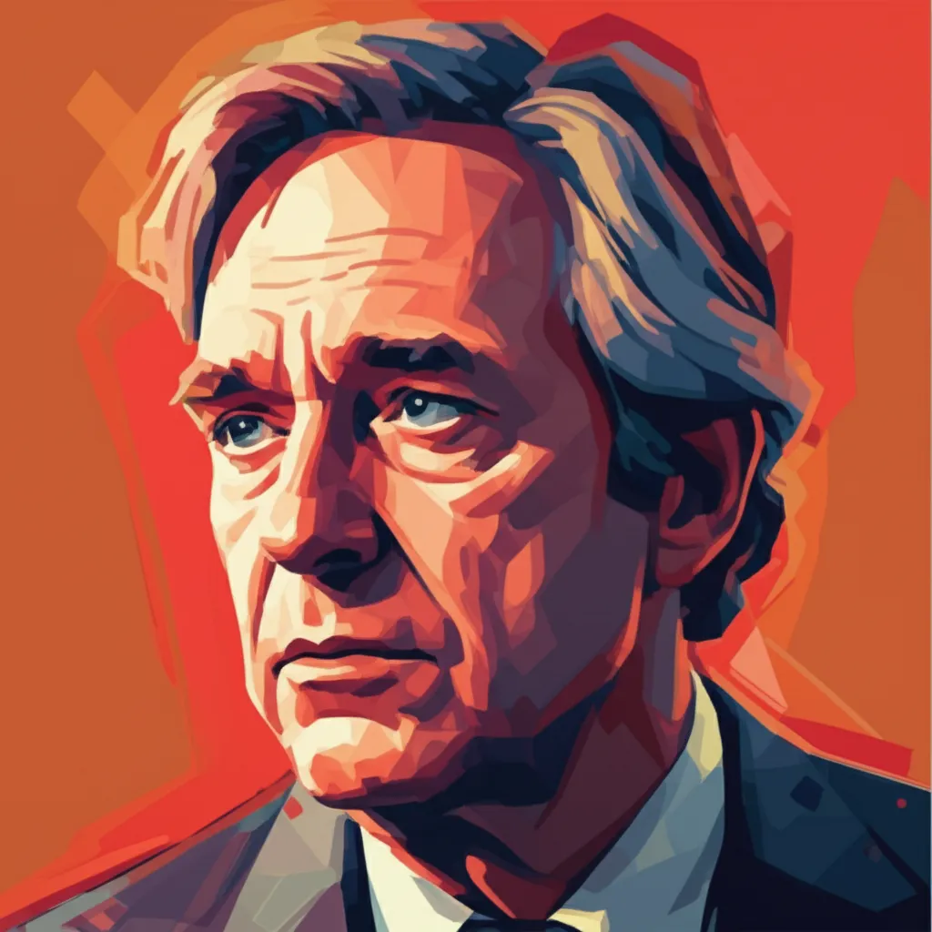 Artistic portrait of James Woods