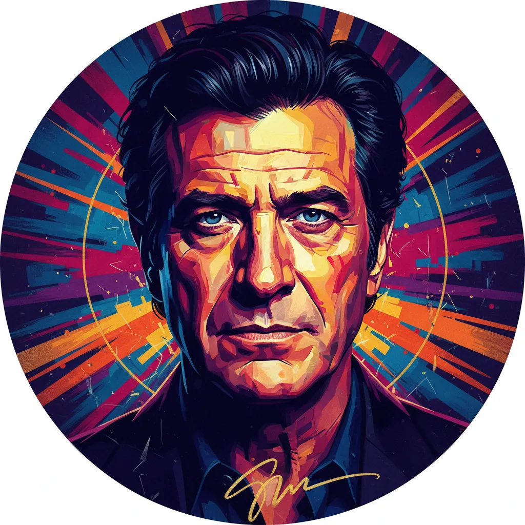 Artistic portrait of Joe Mantegna