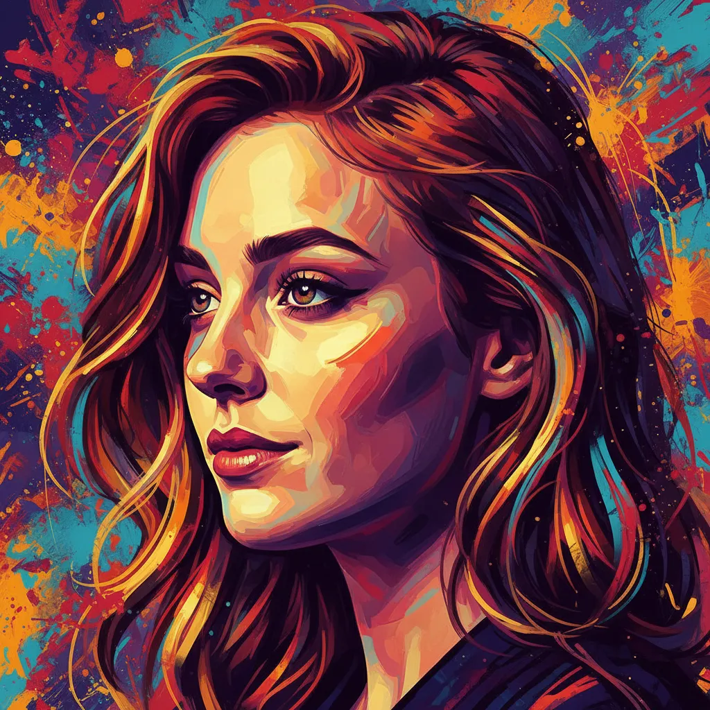 Artistic portrait of Ella Purnell