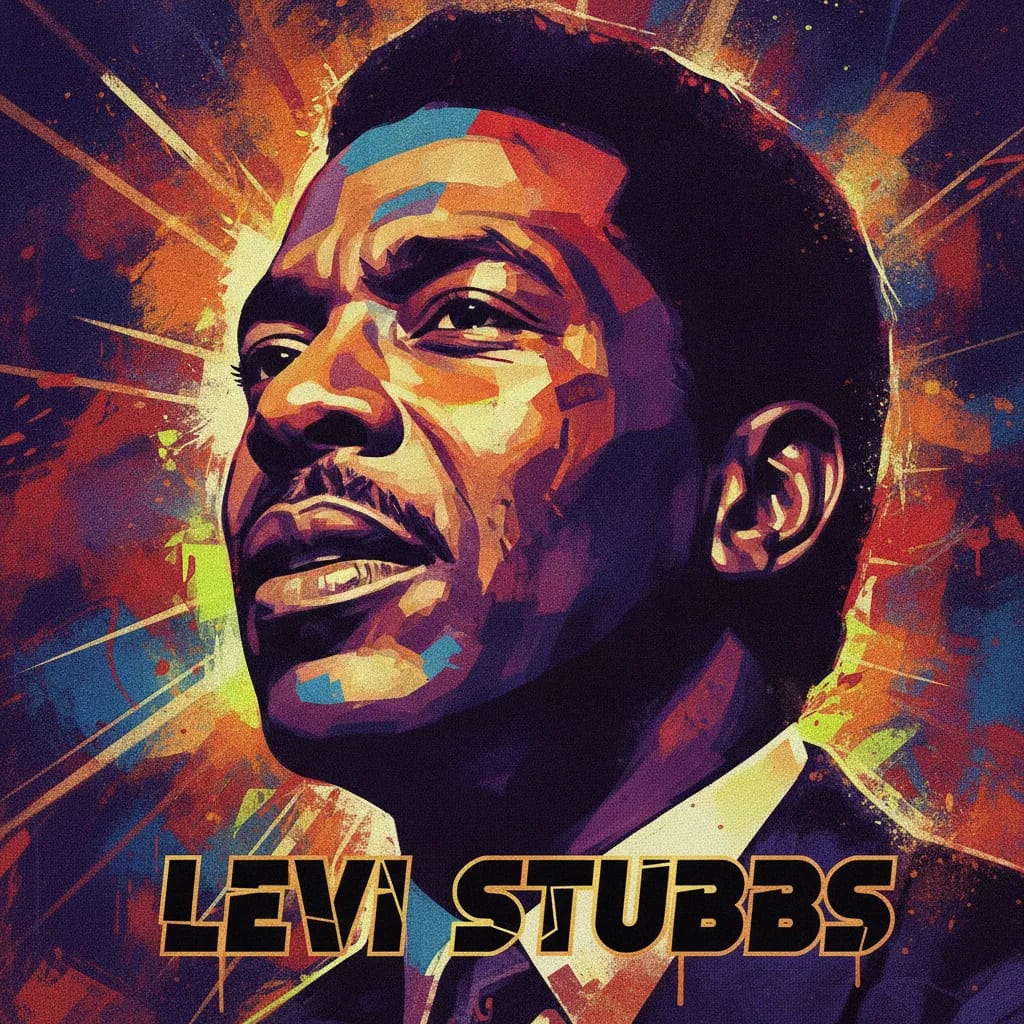 Artistic portrait of Levi Stubbs
