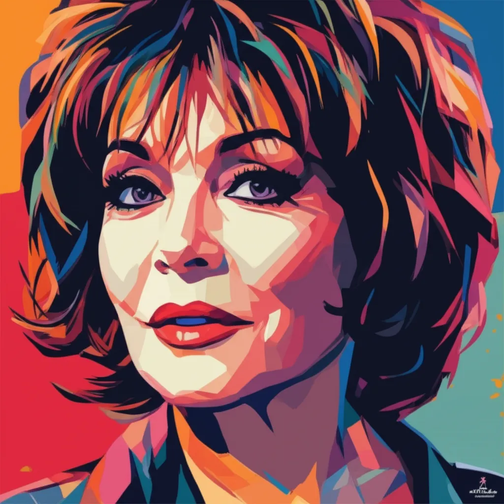 Artistic portrait of Patti LuPone