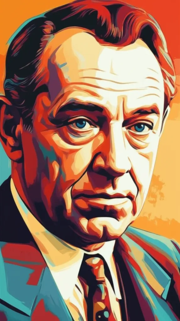 Artistic portrait of Roscoe Ates