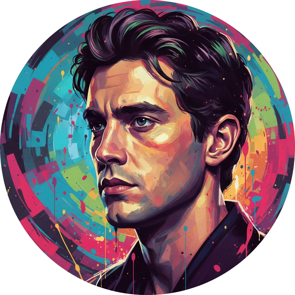 Artistic portrait of Jonas Bloquet