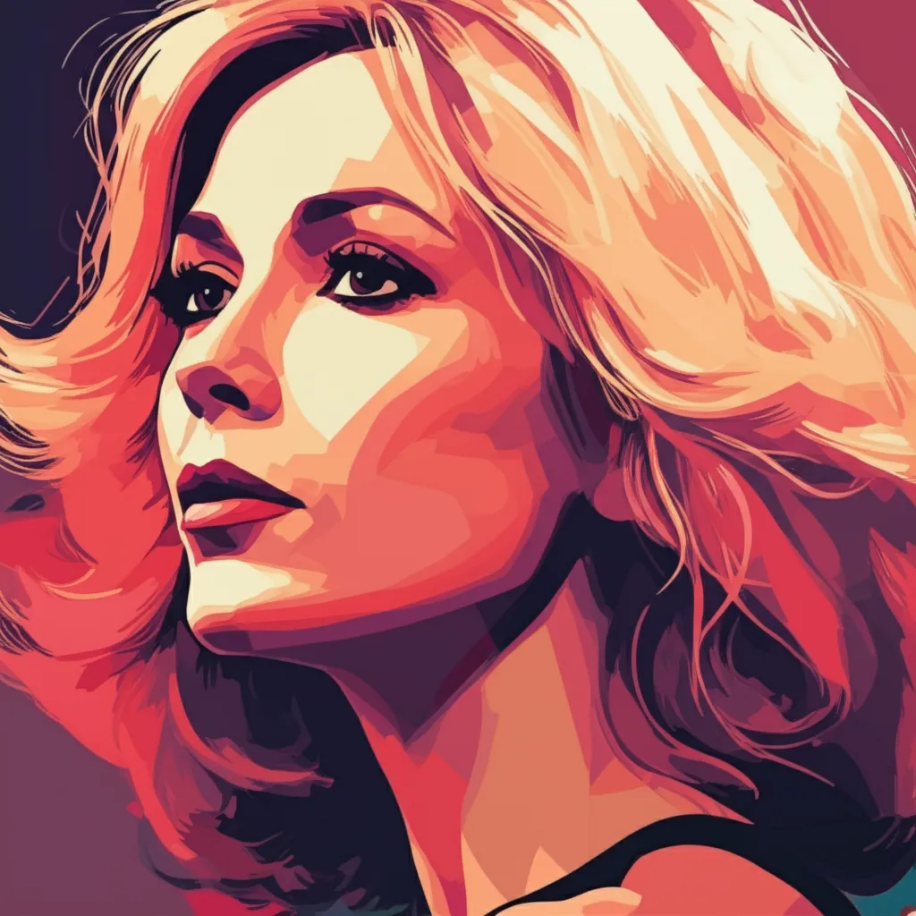 Artistic portrait of Valerie Perrine
