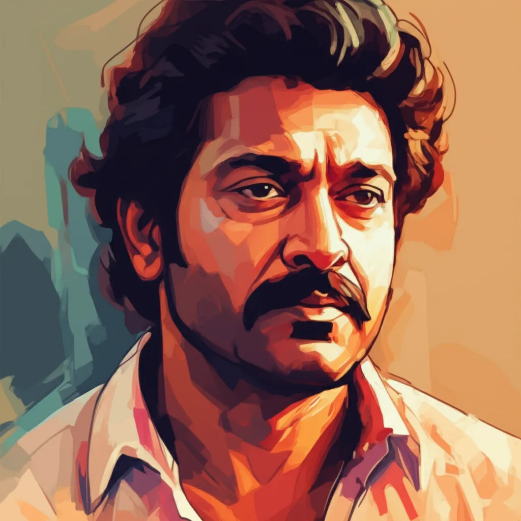 Artistic portrait of Krishneswara Rao