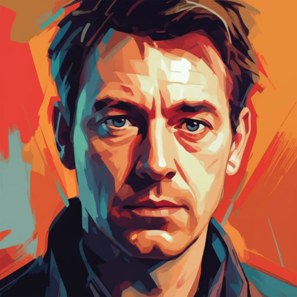Artistic portrait of Sean Gilder
