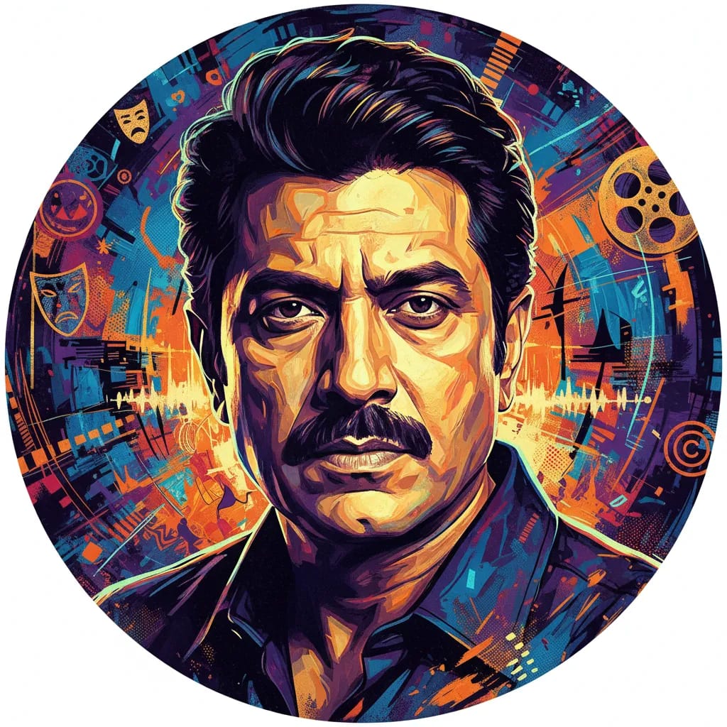 Artistic portrait of Danny Denzongpa