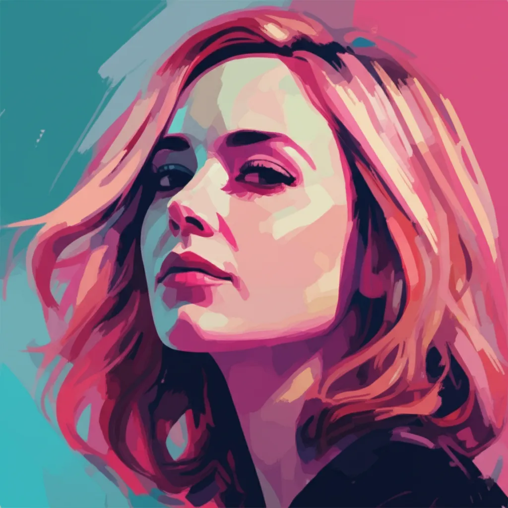 Artistic portrait of Rose Byrne