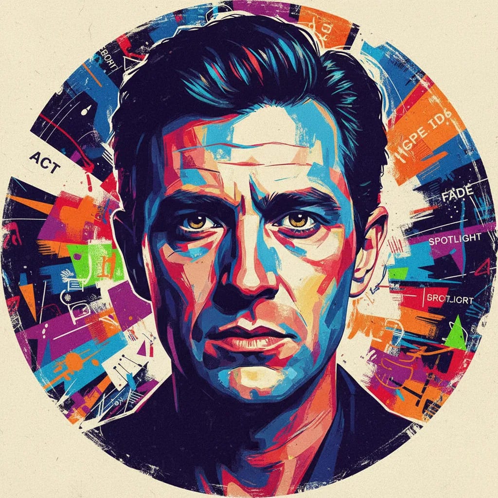Artistic portrait of John Osborne