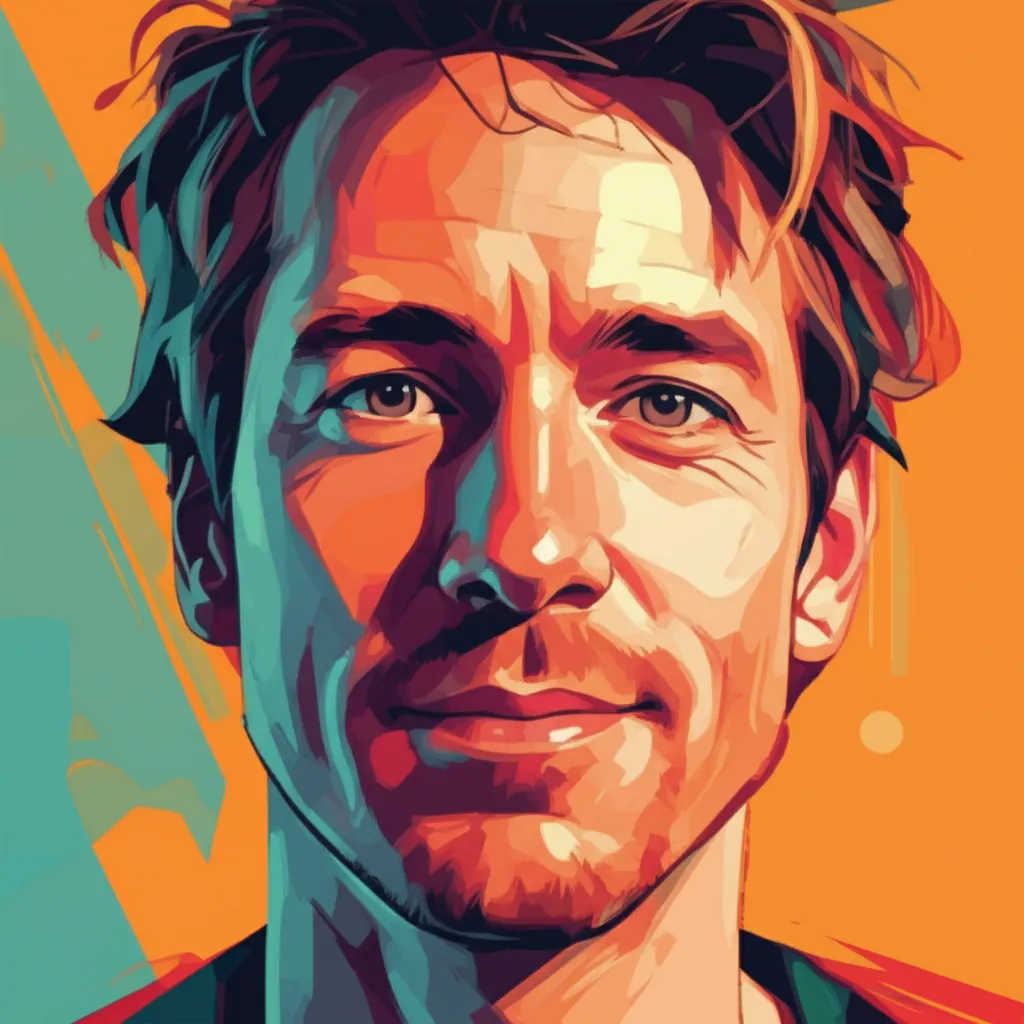 Artistic portrait of Ash Brannon