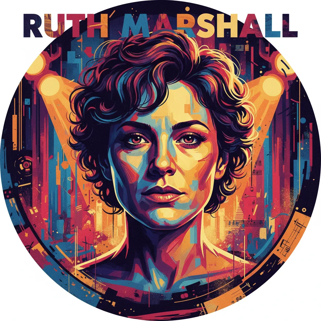Artistic portrait of Ruth Marshall