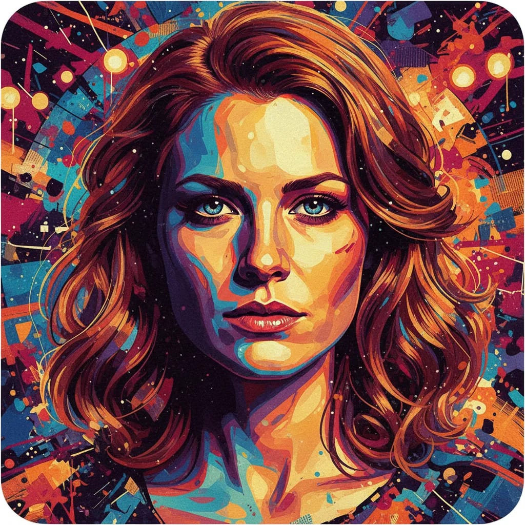 Artistic portrait of Kate Beahan