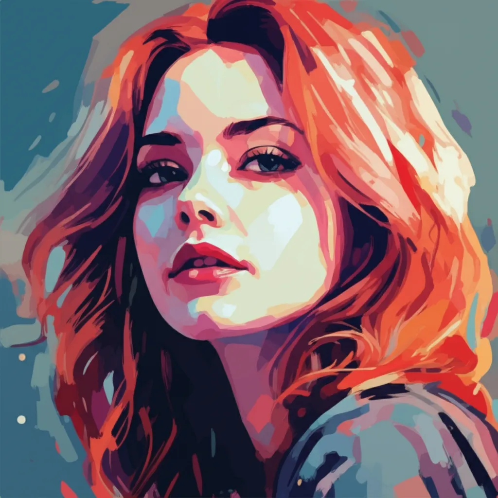 Artistic portrait of Emilie de Ravin