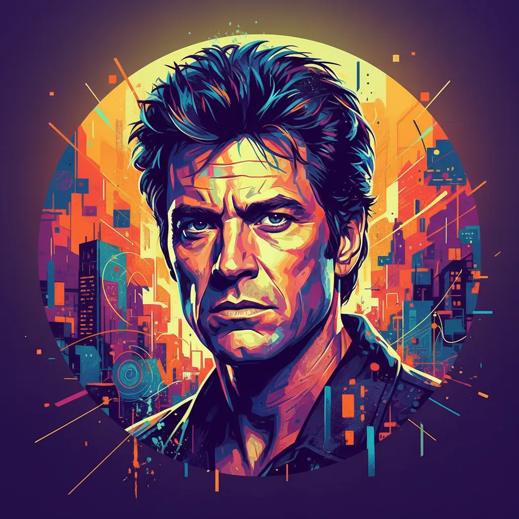 Artistic portrait of Tim Thomerson