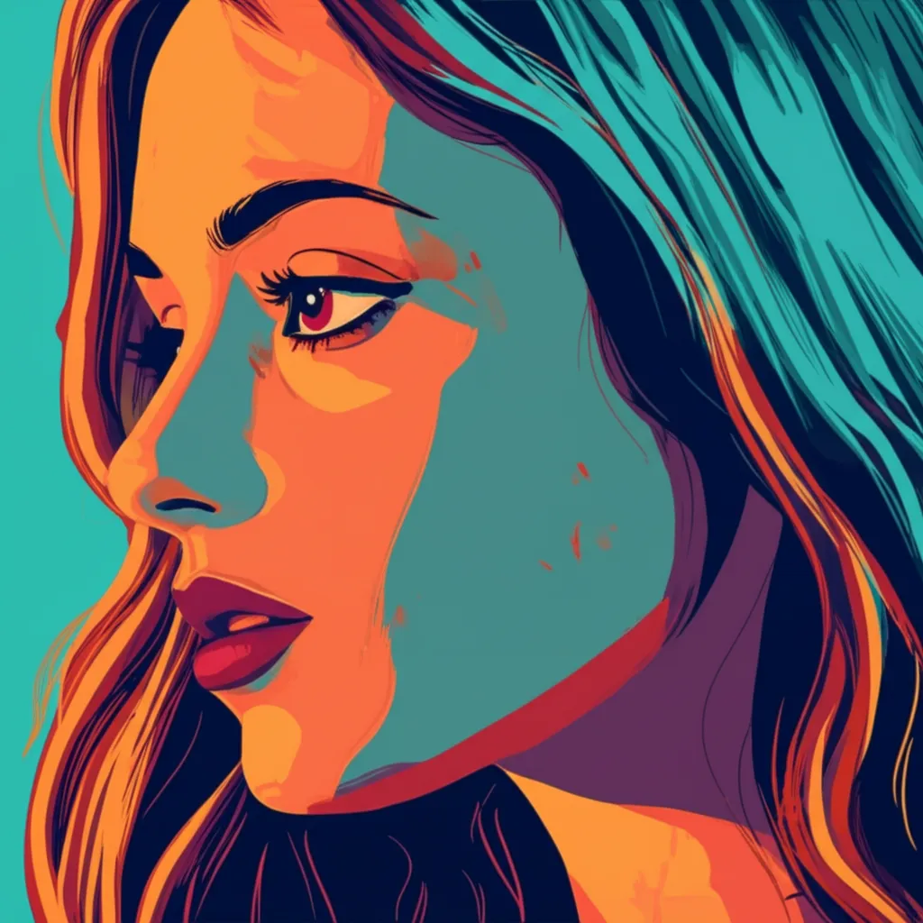 Artistic portrait of Maria Bakalova